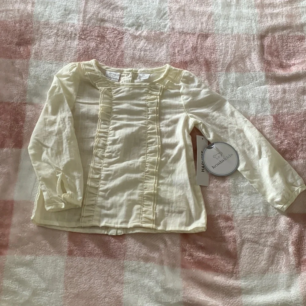 Koala Kids Cream Top - Picture 2 of 6